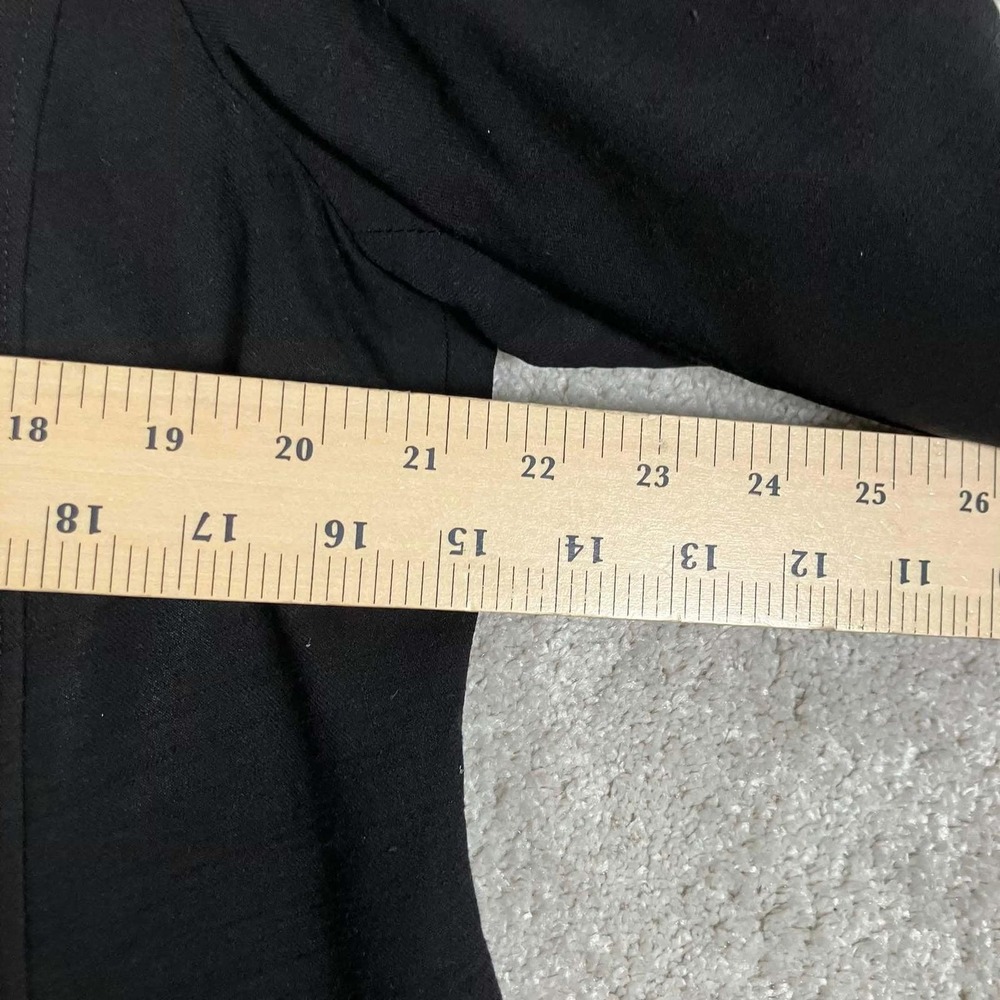Vintage Talbots Woman Petites 14W Black Wool Blazer Italian Fabric Made in Japan - Picture 9 of 14